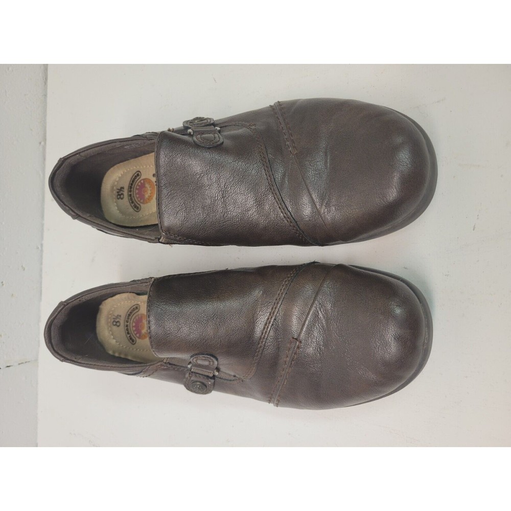 Earth Spirit Women's Shoes Gelron Brown Casual Loafers Comfort Slip On sz 8.5